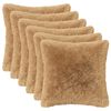 vidaXL Coussin avec oreiller HEERLEN 2 pi&egrave;ces Taupe Fleece PV