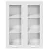 vidaXL Armoire suspendue Blanc 80 x 31 x 100 cm Bois d'ing&eacute;nierie