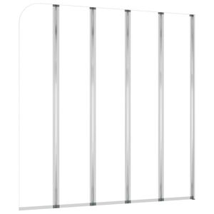 vidaXL Enclos de bain 120x140 cm Verre tremp&eacute; Transparent