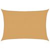 vidaXL Voile d'ombrage 160 g/m&sup2; rectangulaire sable 2,5x3,5m PEHD