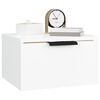 vidaXL Tables de chevet murales 2 pcs blanc 34x30x20 cm