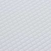 vidaXL Matelas Blanc et Gris 140 x 190 cm Tissu jacquard