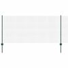 vidaXL Cl&ocirc;ture avec poteau Vert 1 x 100 m Acier et PVC