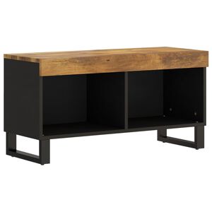 vidaXL Meuble TV 85x33x43,5 cm bois massif de manguier