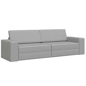 vidaXL Canap&eacute;-Lit 200cm Gris nuage tissu