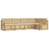 vidaXL Ensemble de canap&eacute;s d'ext&eacute;rieur 5 pc Blanc et Beige Polyester