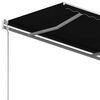 vidaXL Auvent manuel r&eacute;tractable sur pied 400x350 cm Anthracite
