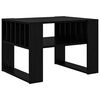 vidaXL Table basse Ch&ecirc;ne noir 66 x 49,5 x 45 cm Bois d'ing&eacute;nierie