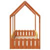 vidaXL Cadre de lit d'enfants forme de maison sans matelas 90x190 cm