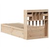 vidaXL Cadre de lit sans matelas 90x190 cm bois de pin massif