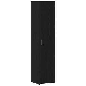 vidaXL Haut Armoire 2 pcs Ch&ecirc;ne noir 40 x 42,5 x 185 cm