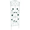 vidaXL Cl&ocirc;ture de jardin 3 pcs Vert 112 x 40 cm Acier
