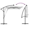 vidaXL Parasol Sable 294 x 200 x 270 cm Polyester et Aluminium