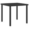 vidaXL Ensemble de salle à manger pour jardin 5 pcs Noir Poly rotin