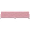 vidaXL Cadre de lit avec matelas Rose 100 x 200 cm tissu