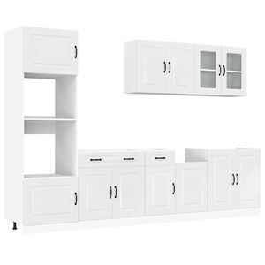 vidaXL Ensemble d'armoires de cuisine 7 pcs Kalmar bois d'ing&eacute;nierie