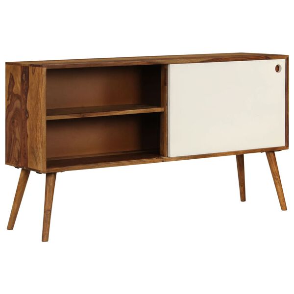 vidaXL Buffet Bois de Sesham massif 118x30x66 cm