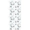 vidaXL Store enrouleur de douche 110x240 cm largeur du tissu 106 cm