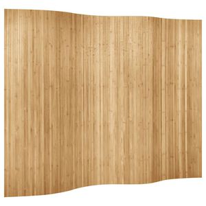 vidaXL Cloison de s&eacute;paration bambou largeur 250 cm hauteur 165 cm naturel