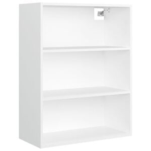 vidaXL Armoire murale suspendue Blanc 69,5x32,5x90 cm
