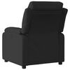 vidaXL Fauteuil inclinable en tissu noir