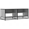 vidaXL Meuble TV sonoma gris 120,5x40x46 cm bois d'ing&eacute;nierie et m&eacute;tal