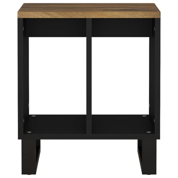 vidaXL Table d'appoint 40x31x46 cm Bois de manguier et d'ing&eacute;nierie