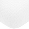 vidaXL Coussin de sommeil Uni Blanc 50 x 30 x 10 cm