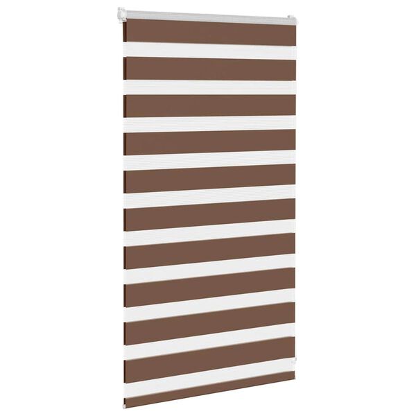 vidaXL Store z&egrave;bre marron 90x100 cm largeur du tissu 85,9 cm polyester