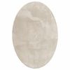 vidaXL Tapis HUARTE Beige 160 x 230 cm 100 % polyester