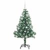 vidaXL Arbre de No&euml;l artificiel floconn&eacute; de neige avec lumi&egrave;re LED