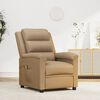 vidaXL Fauteuil de massage Cappuccino Similicuir