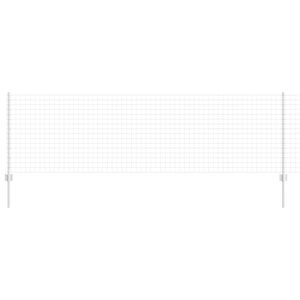 vidaXL Cl&ocirc;ture en fil soud&eacute; 10 x 0,8 m (L x H) Acier galvanis&eacute; &agrave; chaud