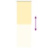 vidaXL Store enrouleur occultant jaune largeur du tissu 75,7 cm