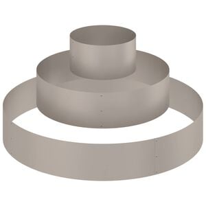 vidaXL Cache-pot de jardin Marron 120 x 120 x 20 cm Acier patin&eacute;