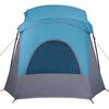 vidaXL Tente de camping de cabine 5 personnes bleu imperméable