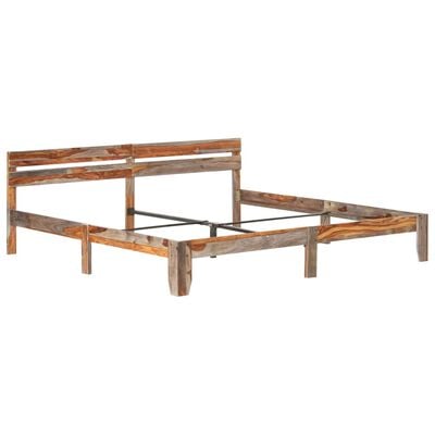 vidaXL Cadre de lit sans matelas bois massif 200x200 cm