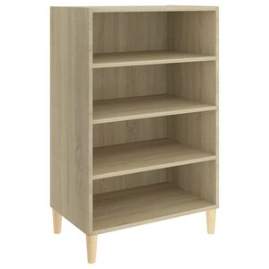 vidaXL Buffet Ch&ecirc;ne sonoma 57x35x90 cm Bois d&rsquo;ing&eacute;nierie