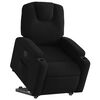 vidaXL Fauteuil inclinable noir tissu