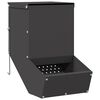 vidaXL Distributeur pour lapins Noir 17,5 x 26 x 28,5 cm 1,5 kg
