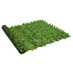 vidaXL Brise-vue de balcon avec feuilles vert 300x150 cm