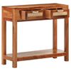vidaXL Table console 86x30x76 cm Bois de r&eacute;cup&eacute;ration massif