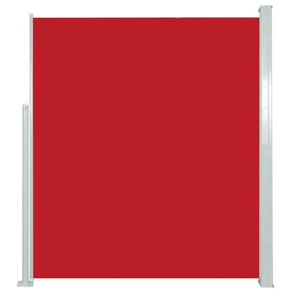 vidaXL Auvent latéral rétractable 120 x 300 cm Rouge