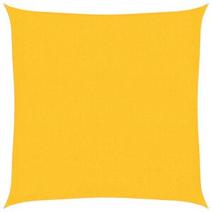 vidaXL Voile d'ombrage 160 g/m&sup2; Jaune 2x2 m PEHD