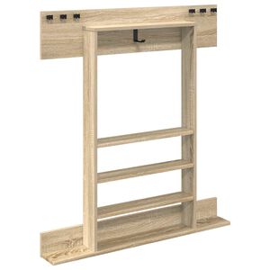 vidaXL Support de queue de billard Bois d'ing&eacute;nierie 93 x 12 x 103 cm