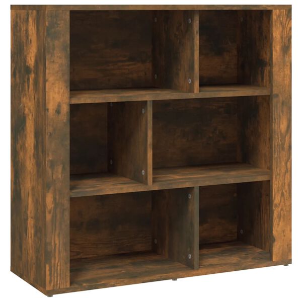vidaXL Buffet Ch&ecirc;ne fum&eacute; 80x30x80 cm Bois d'ing&eacute;nierie