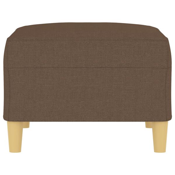 vidaXL Repose-pied Marron 70x55x41 cm Tissu