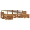 vidaXL Ensemble de canap&eacute;s d'ext&eacute;rieur 6 pc Naturel