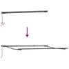 vidaXL Auvent R&eacute;tractable Blanc 400 &times; 300 cm Polyester et Acier