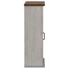 VidaXL Armoire suspendue HALDEN porte coulissante blanc 49x22,5x70 cm